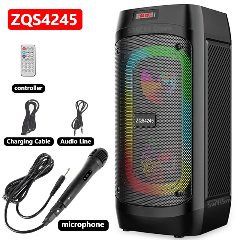 50W caixa de som  Ŀ ߿  Ŀ йи   ޴  3DStereo      ̽ Ƽ Ŀ(ũ ) USB FM TF USB AUX
